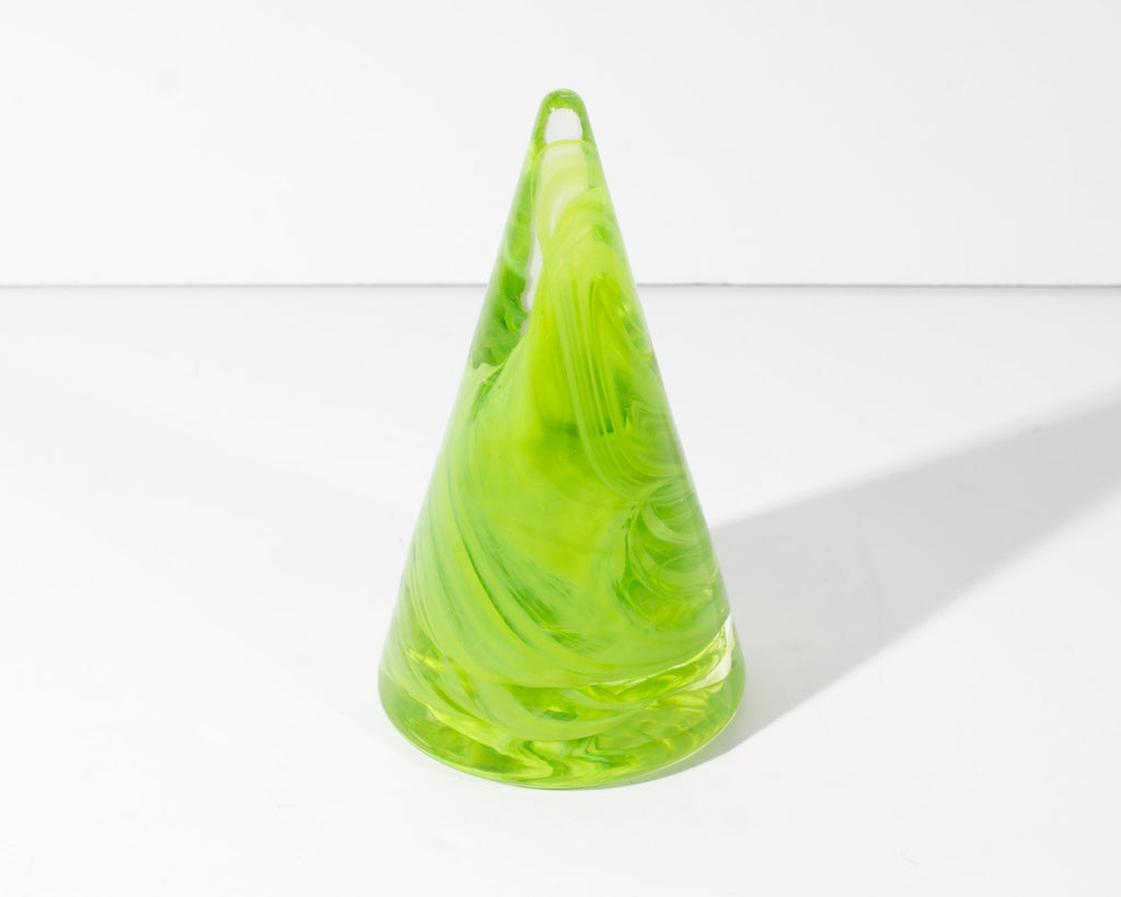 Anna Ehrner Kosta Boda Atoll Art Glass Cone Tree