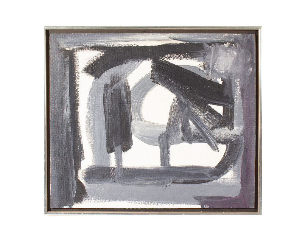 Pennerton West Oil on Board Abstract Painting