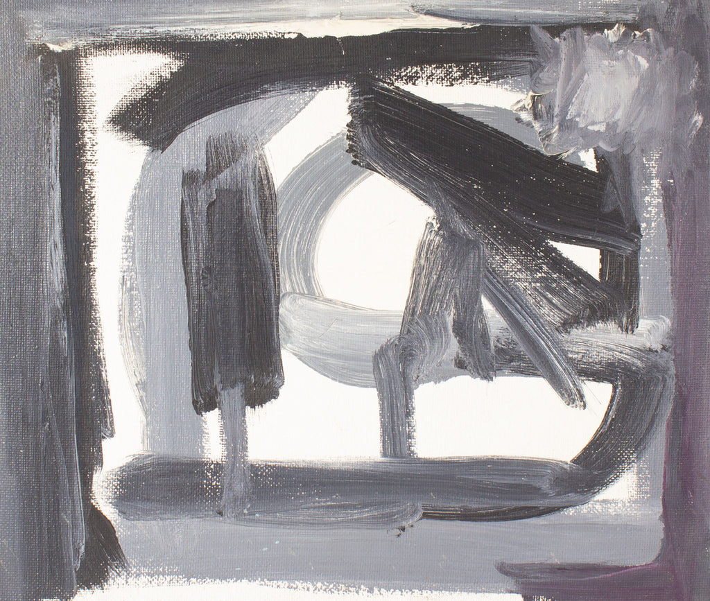 Pennerton West Oil on Board Abstract Painting