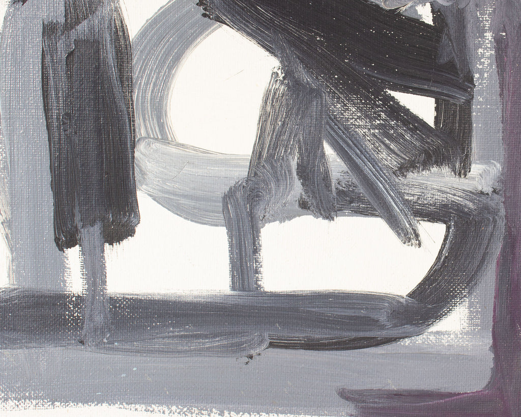 Pennerton West Oil on Board Abstract Painting