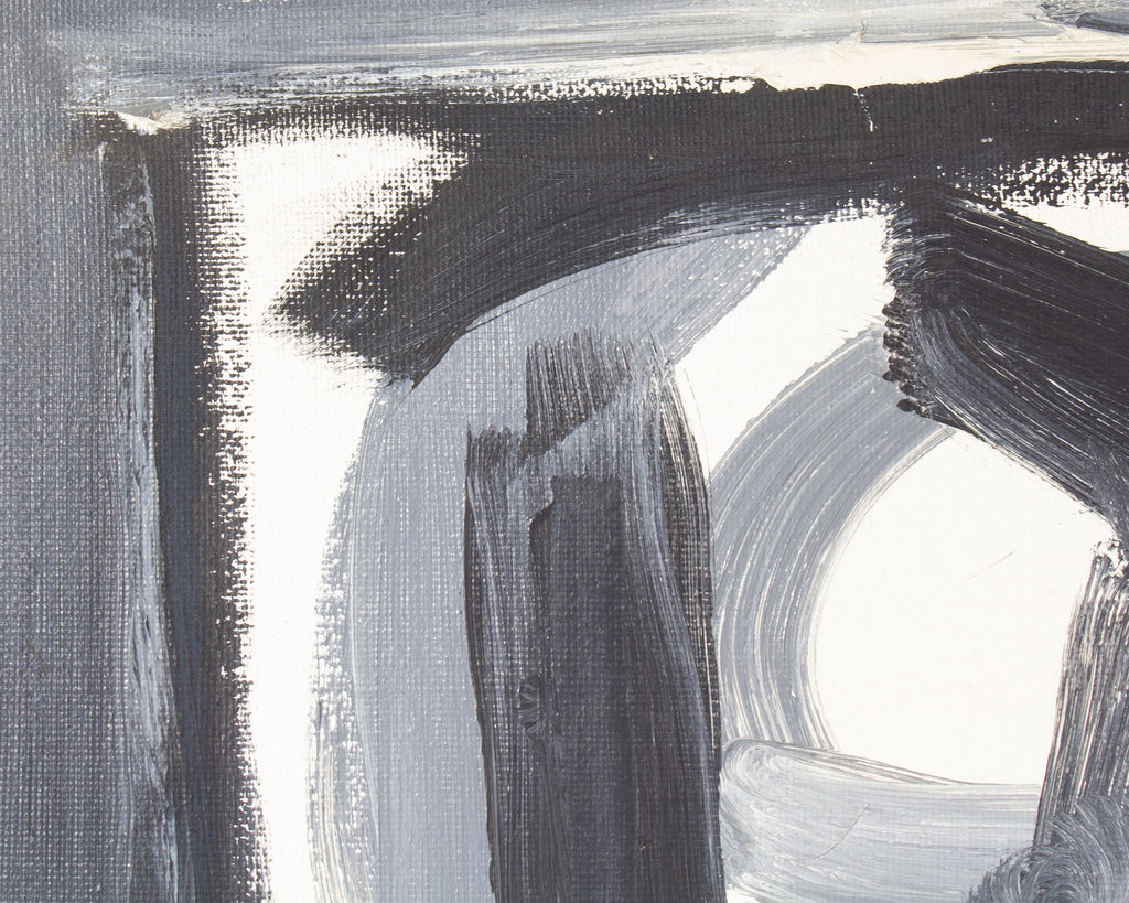 Pennerton West Oil on Board Abstract Painting