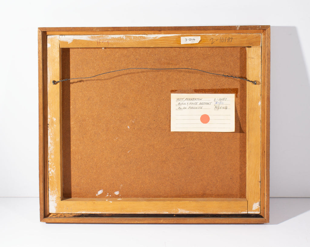 Pennerton West Oil on Board Abstract Painting