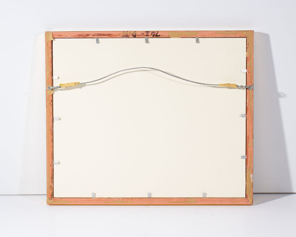 Robert C. Ray 1970s Abstract Etching of a Nude Figure