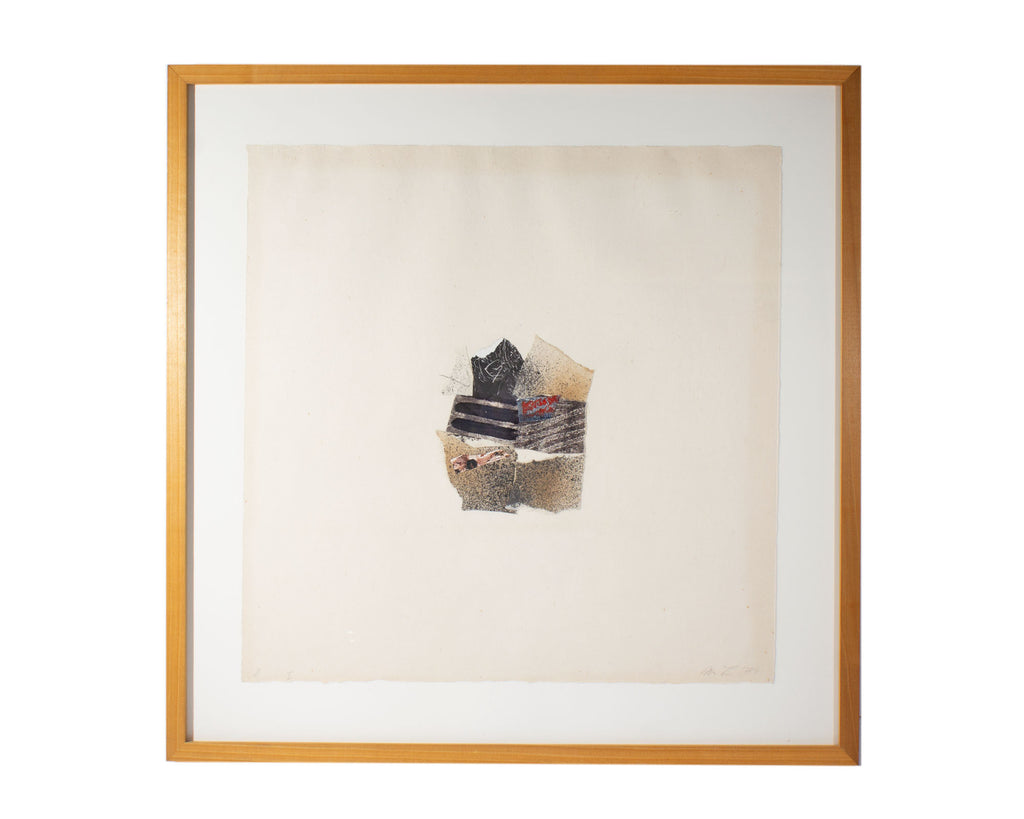 Marvin Lowe 1979 “8 I” Abstract Collage