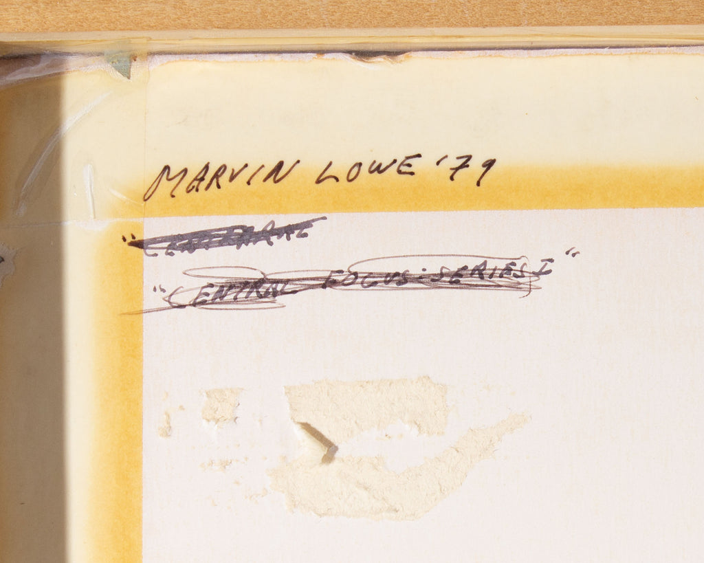 Marvin Lowe 1979 “8 I” Abstract Collage