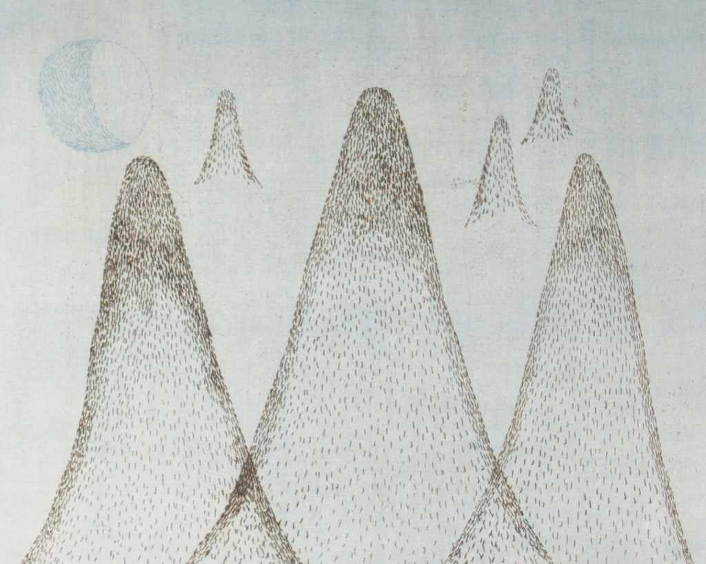 Keiko Minami Etching of a Bird