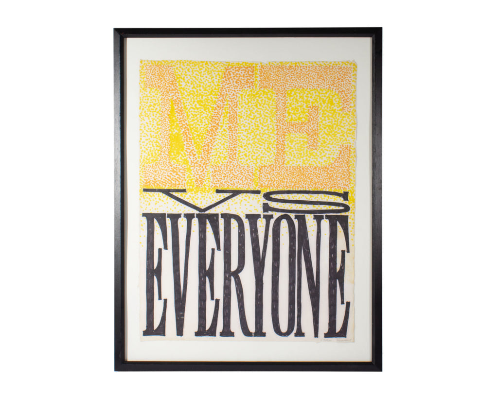James Spencer Russell “Me Vs. Everyone” Marker Drawing