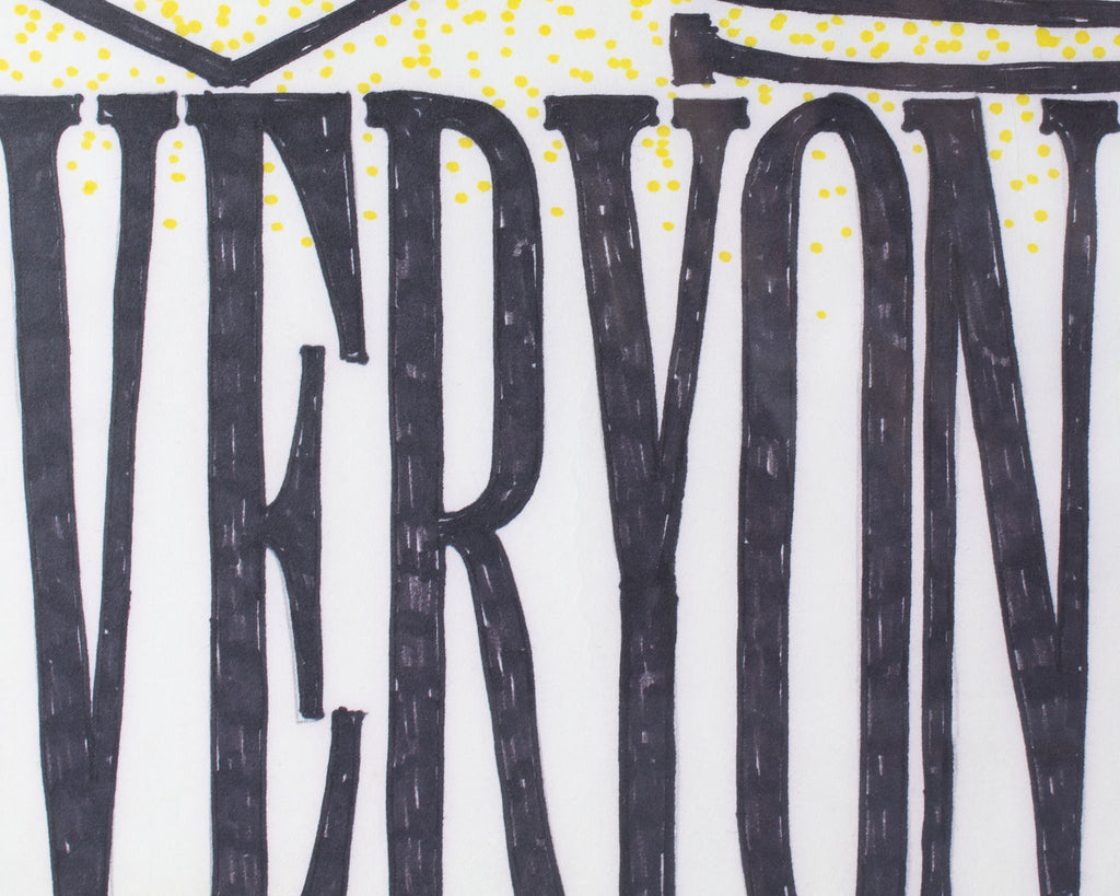 James Spencer Russell “Me Vs. Everyone” Marker Drawing