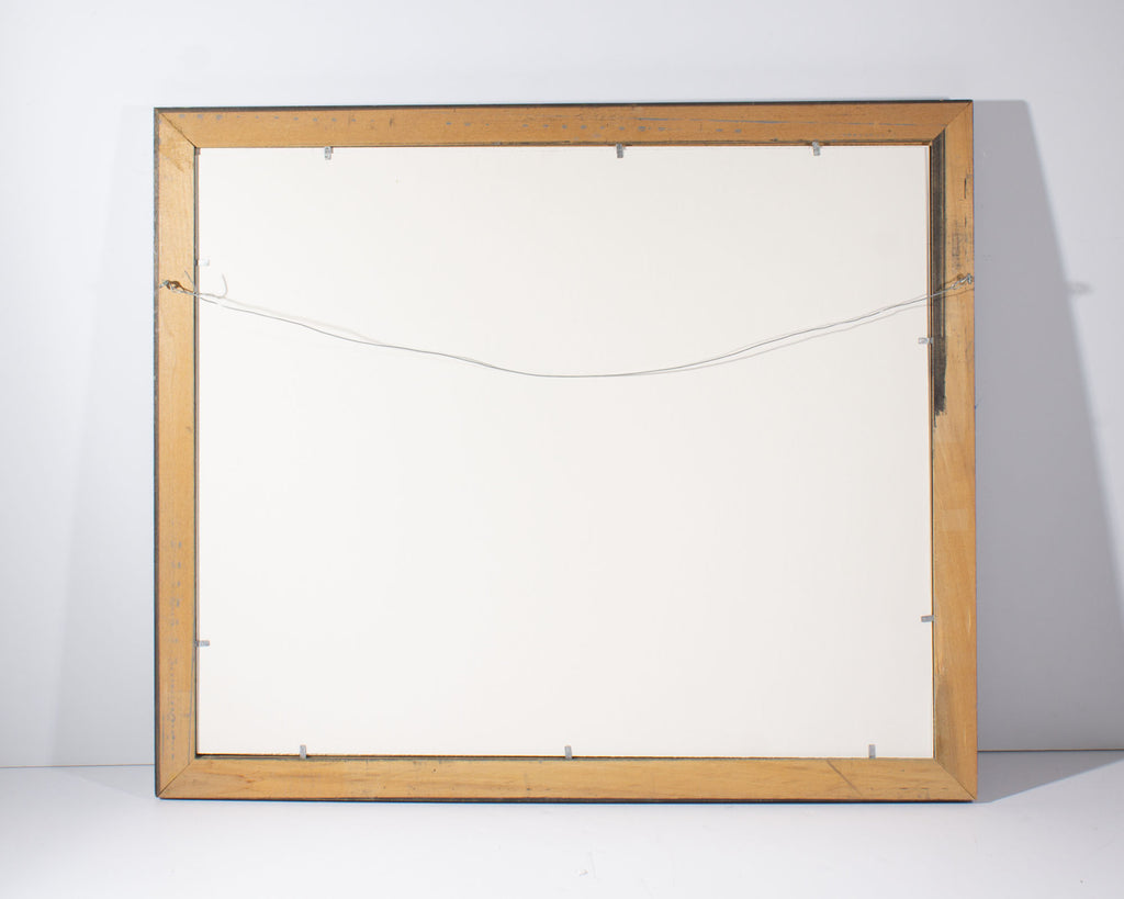 Gabor Peterdi 1967 “Marshes in Winter” Abstract Etching