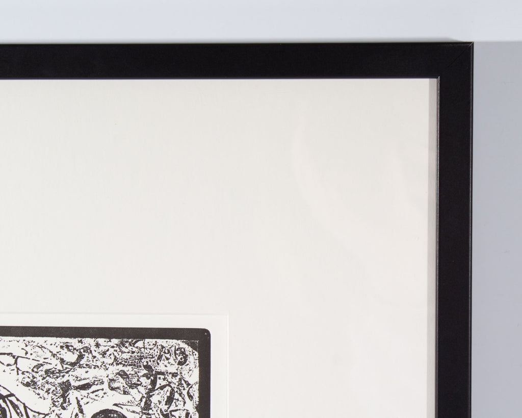 Martin Barooshian Abstract Intaglio Print