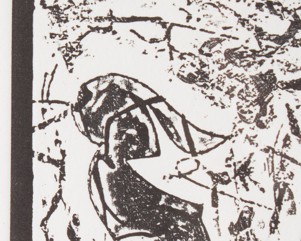 Martin Barooshian Abstract Intaglio Print