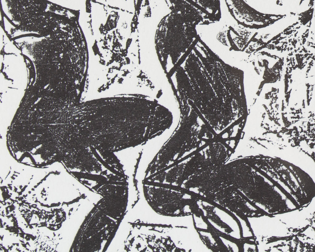 Martin Barooshian Abstract Intaglio Print