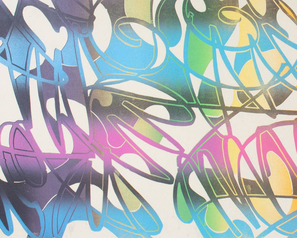 Ed Funk “My Sweet Baby Doll” Abstract Monoprint