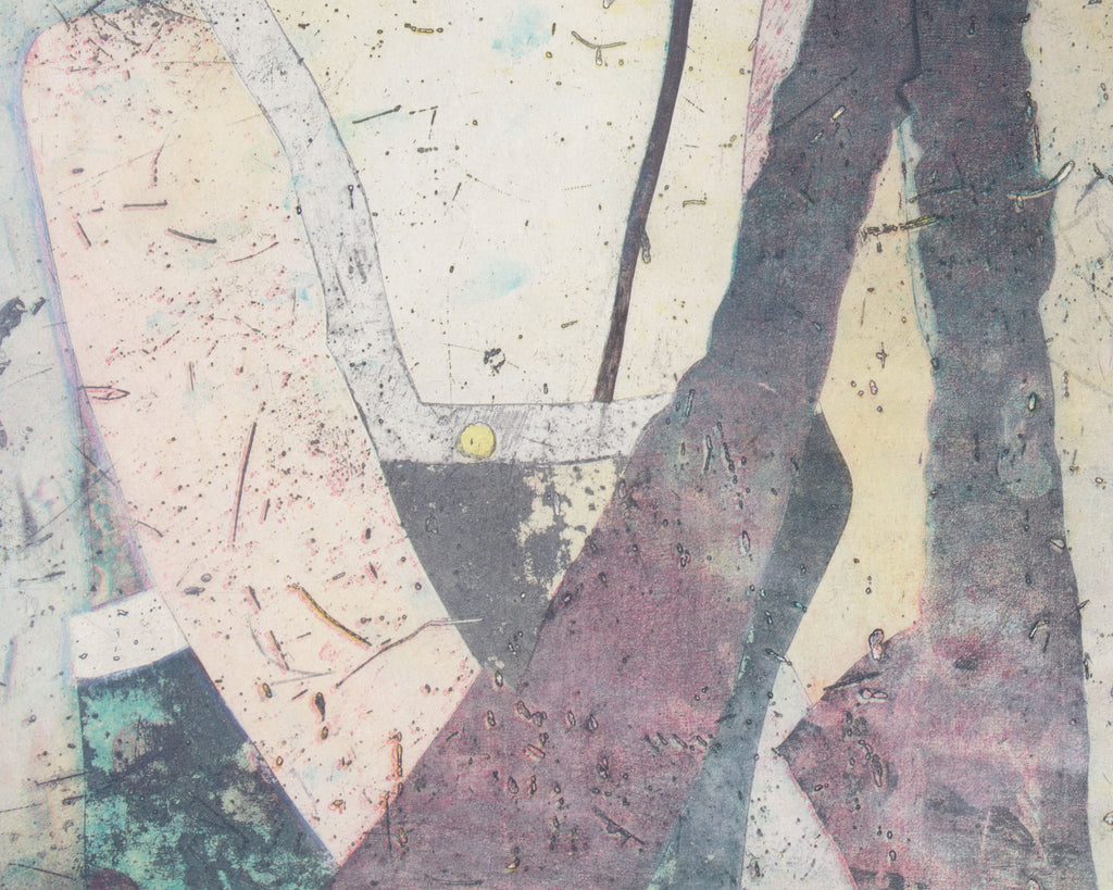 Yuji Hiratsuka 1989 “At the Opera” Intaglio Print