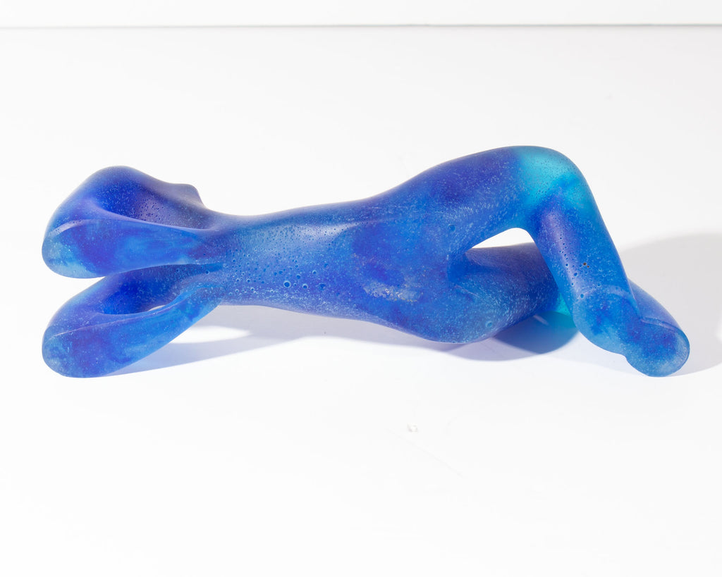 Anne-Laure Capo di Feltre Daum “Femme Allongee” Pate de Verre Glass