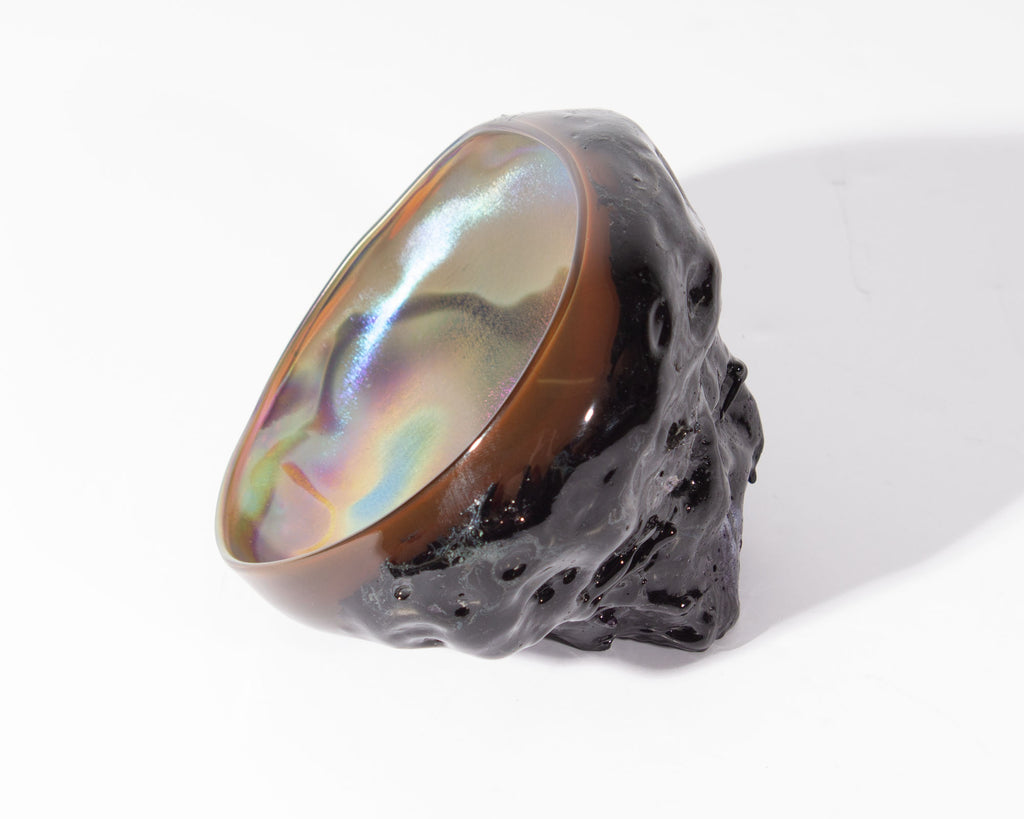 Josh Simpson Tektite Art Glass Sculpture