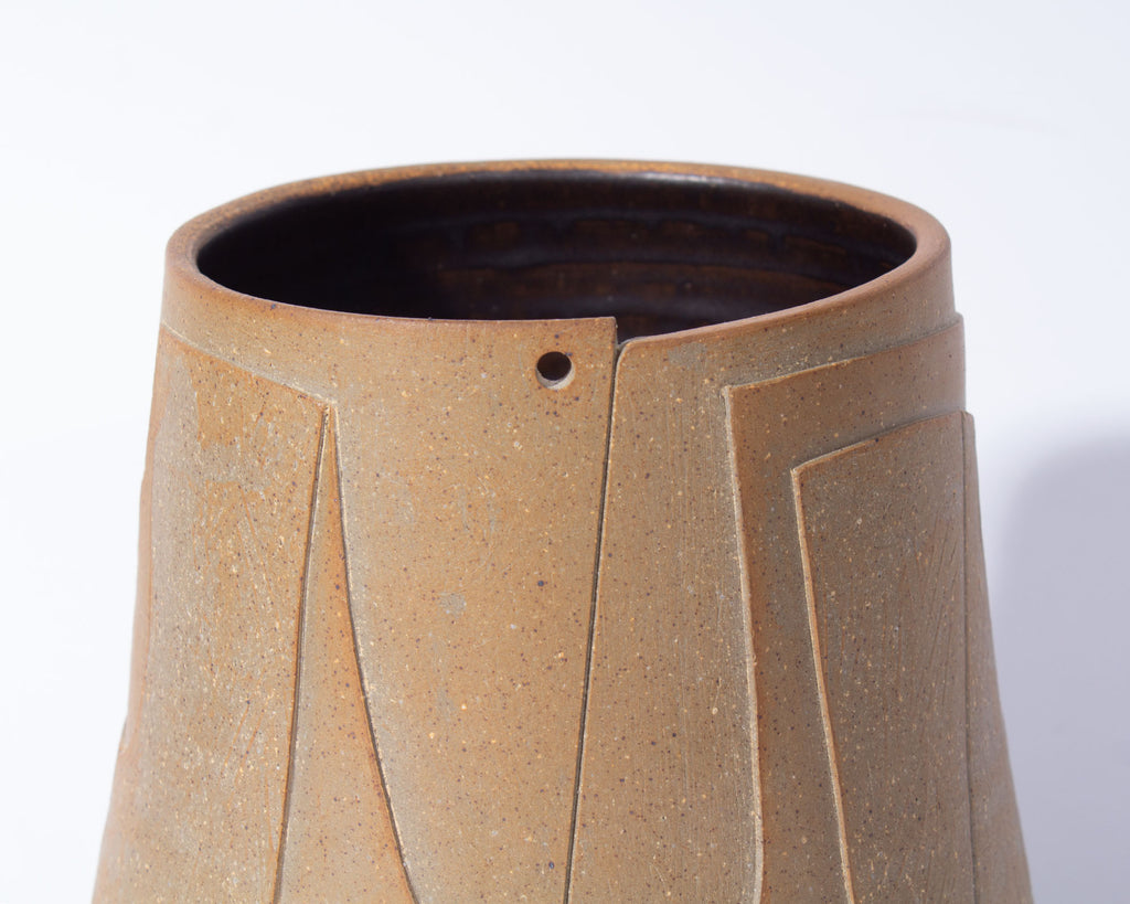 J. Edward Barker 1987 Studio Pottery Vase