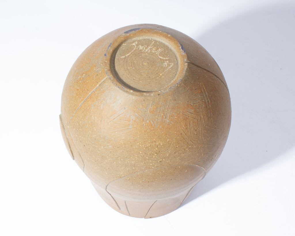 J. Edward Barker 1987 Studio Pottery Vase
