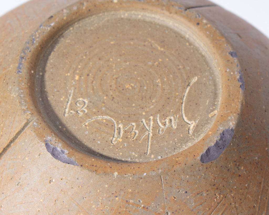 J. Edward Barker 1987 Studio Pottery Vase