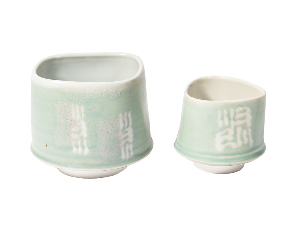 Larry Pejeau 1993 Studio Pottery Vases