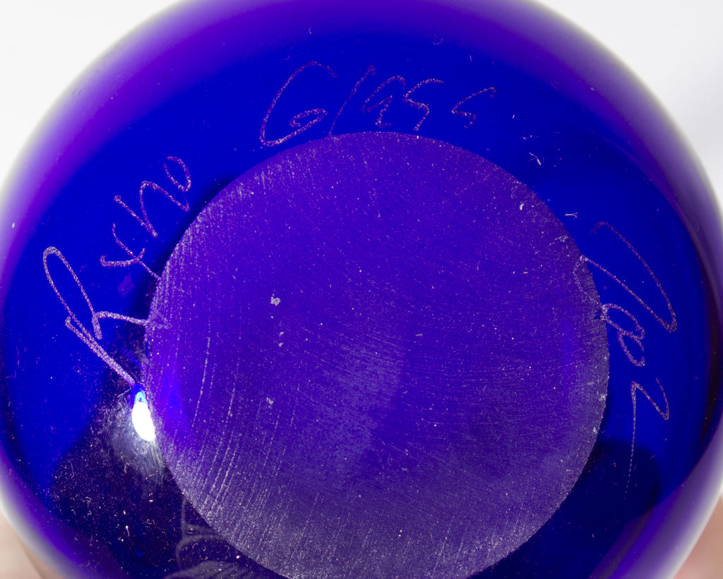 Bob Rynearson 2002 Ryno Art Glass Vase