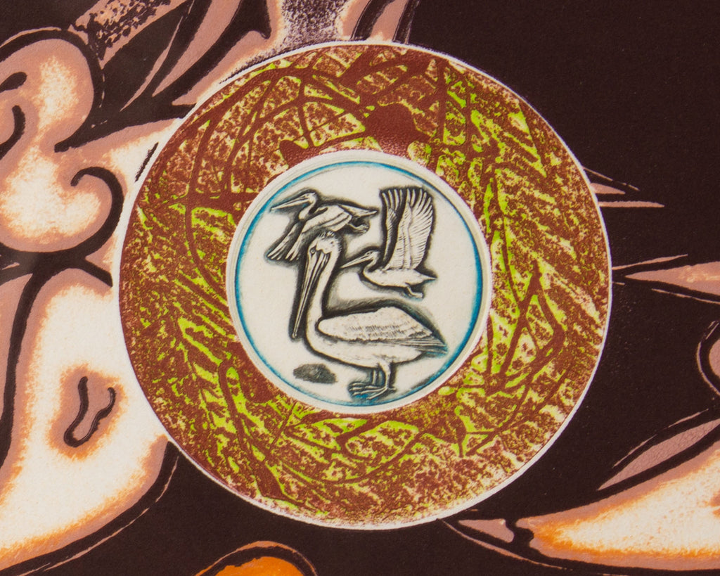 Martin Barooshian “Pelicans” Embossed Intaglio Print