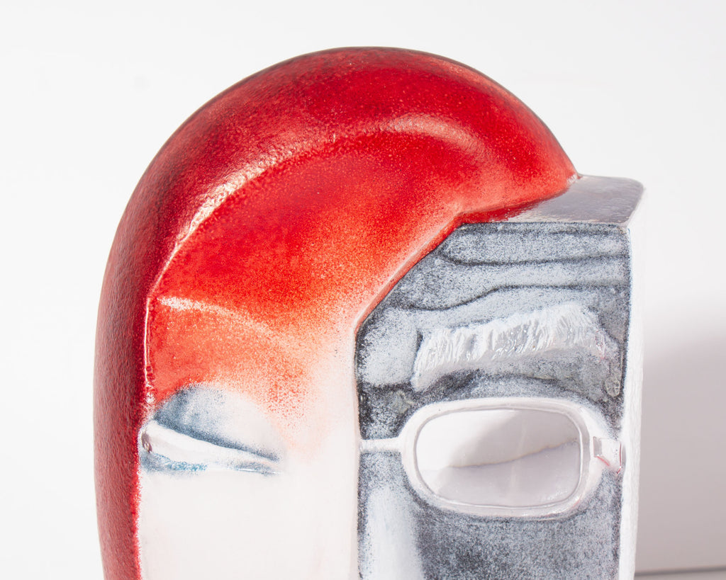 Mats Jonasson “FeMale” Masq Series Limited Edition Crystal Sculpture