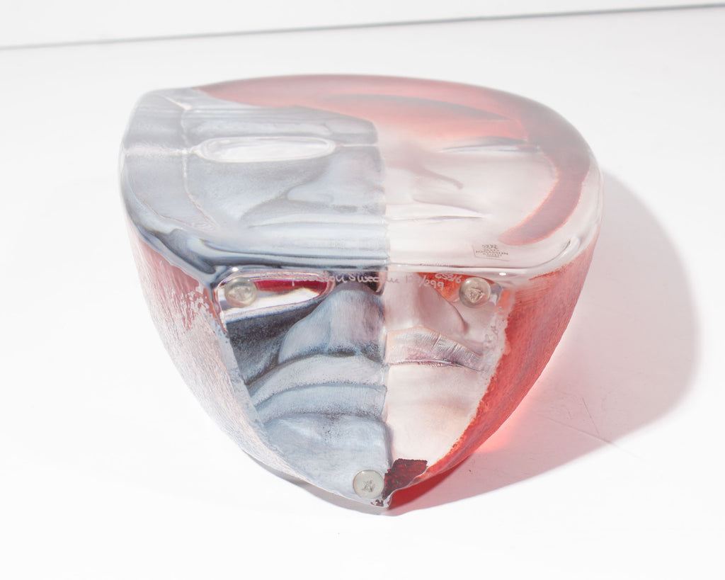 Mats Jonasson “FeMale” Masq Series Limited Edition Crystal Sculpture