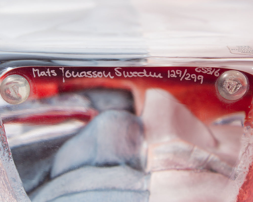 Mats Jonasson “FeMale” Masq Series Limited Edition Crystal Sculpture