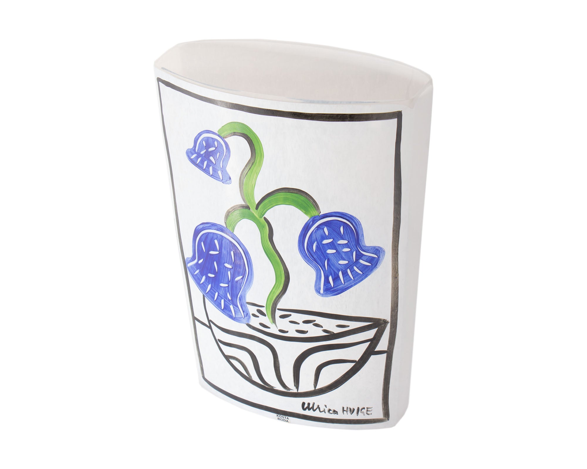 Ulrica Hydman Vallien Kosta Boda “Summer Days” Flower Vase