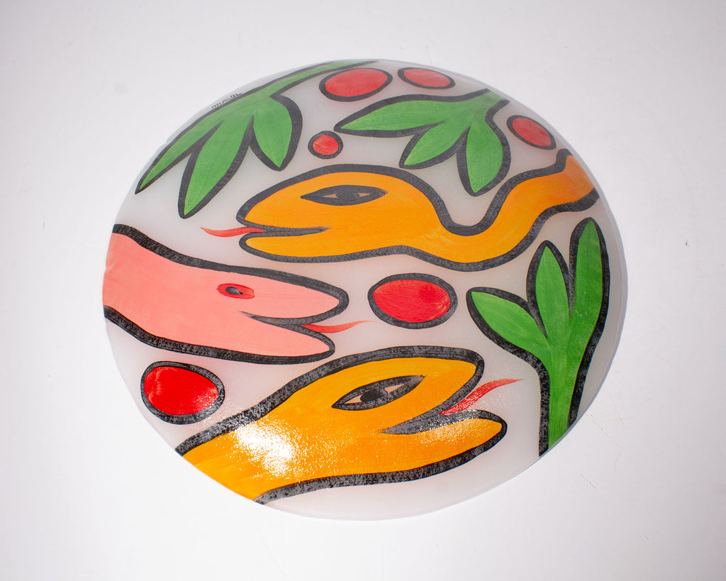 食器 Ulrica Hydman Vallien COSTA CODA plate Ulrica Hydman Vallien Kosta Boda Glass Snake Plate – Sheafer +