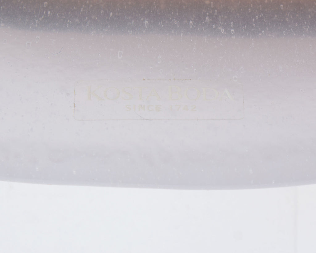 Ulrica Hydman Vallien Kosta Boda Glass Snake Plate – Sheafer +