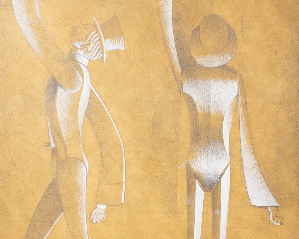 Walter Louis Jones 1971 “Wind Toy Study” Drawing