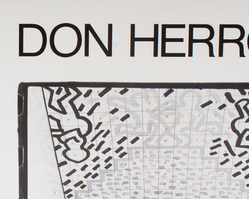 Don Herron 1991 “Tubshots” Keith Haring Exhibition Poster