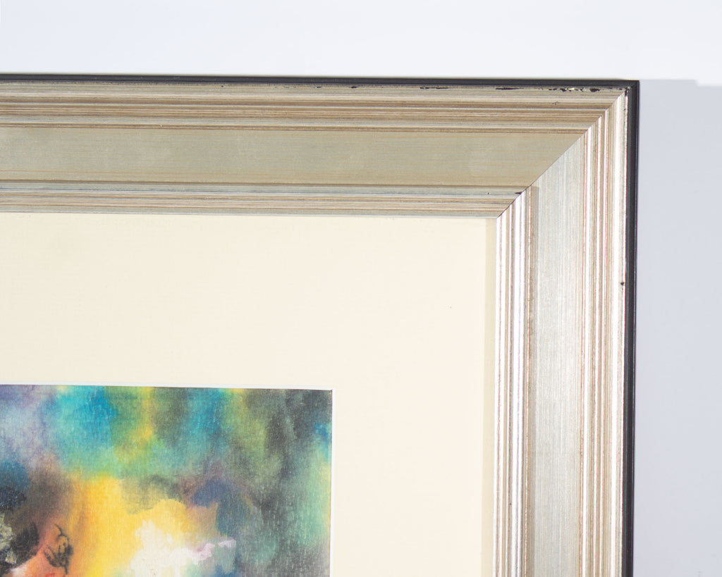 George Coggeshall 1968 Abstract Watercolor Painting
