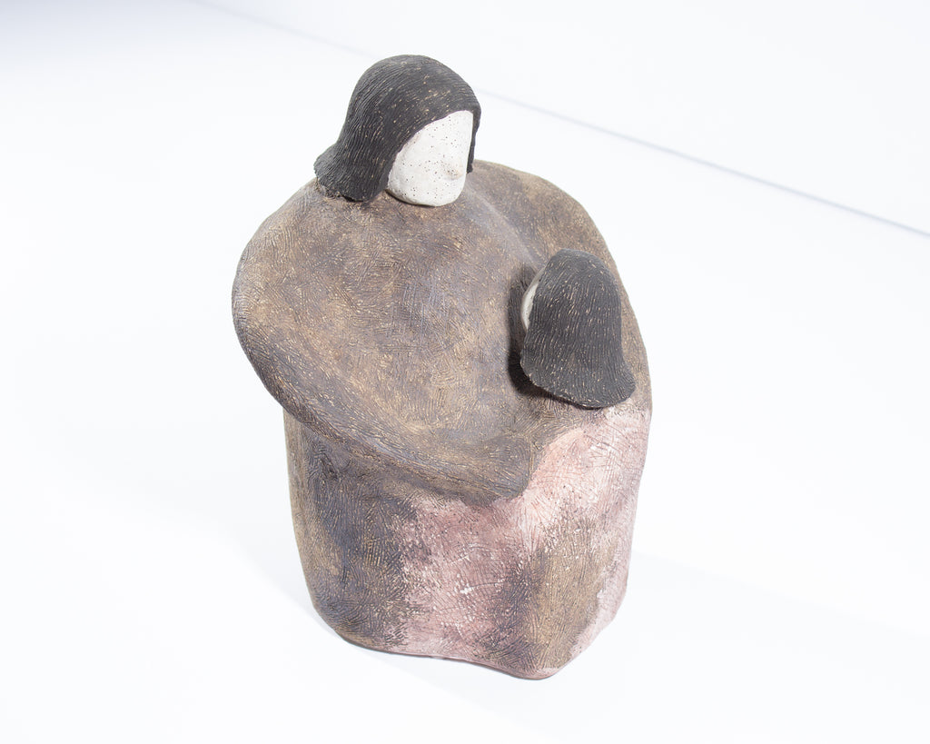 Gordon Martz Ceramic Sculpture of Two Figures