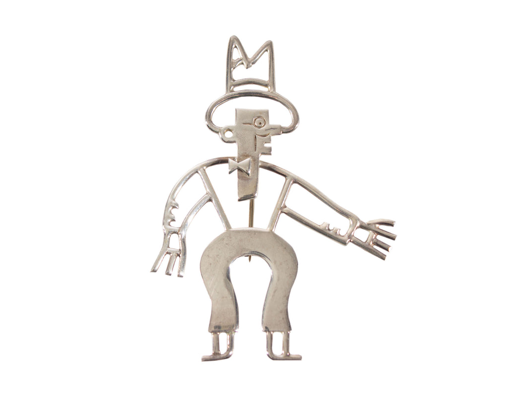 Steven Guarnaccia “Maury” ACME Sterling Silver Brooch