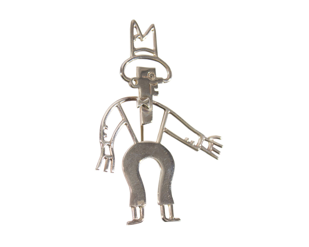 Steven Guarnaccia “Maury” ACME Sterling Silver Brooch