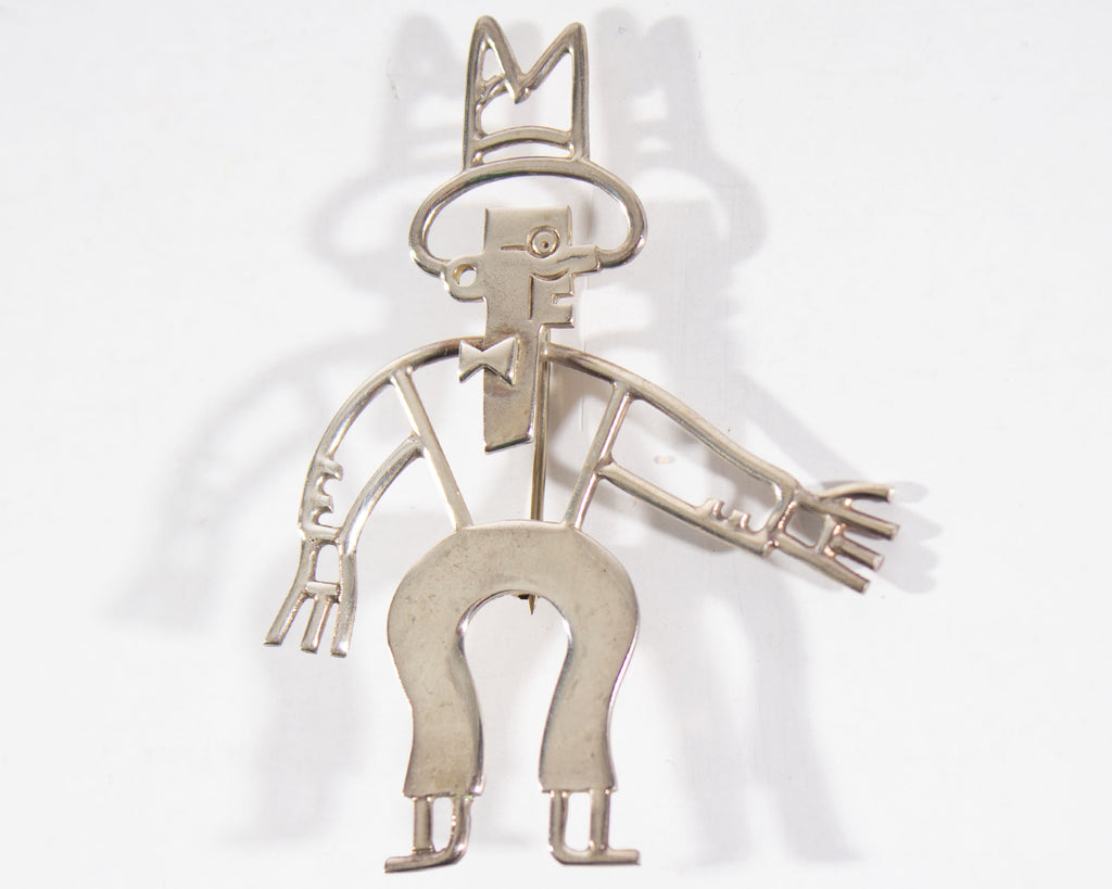 Steven Guarnaccia “Maury” ACME Sterling Silver Brooch