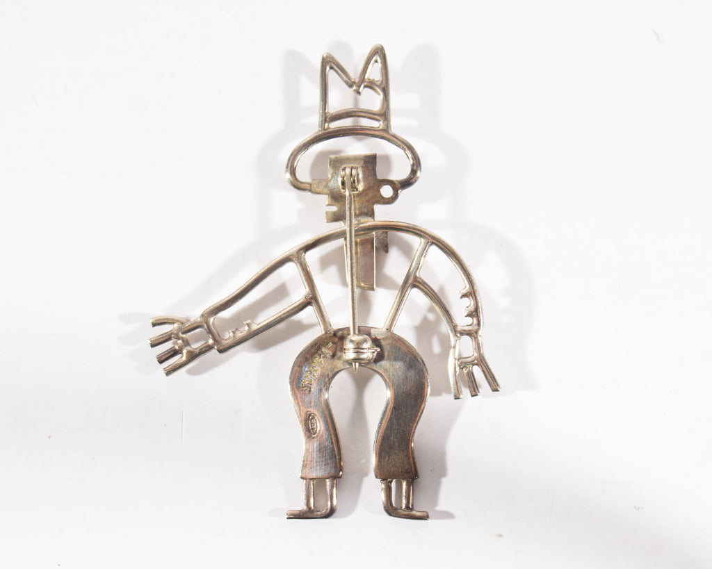 Steven Guarnaccia “Maury” ACME Sterling Silver Brooch