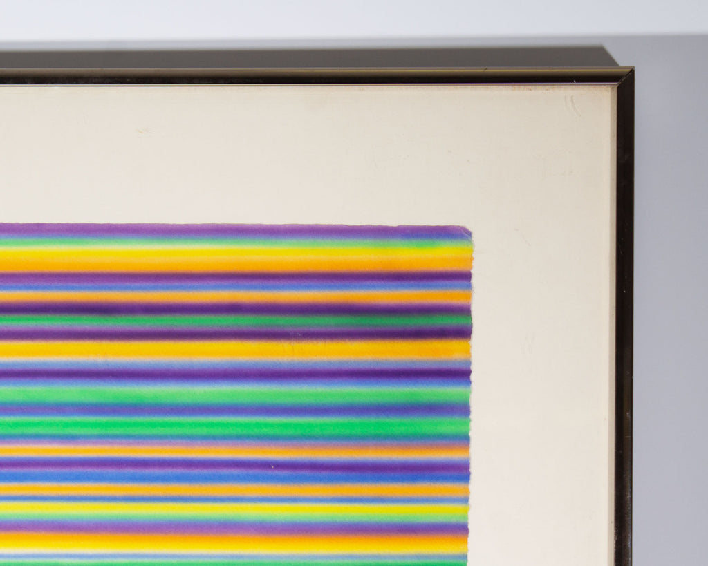 Steve Redman 1973 Airbrush on Paper Painting