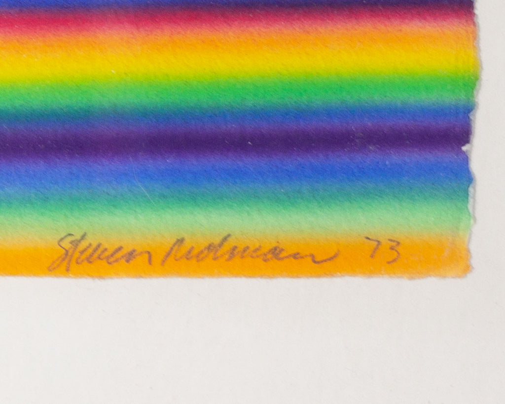 Steve Redman 1973 Airbrush on Paper Painting