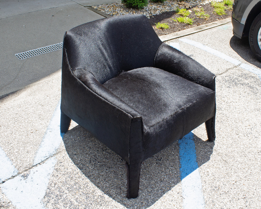 Verellen “Murphy” Black Hair on Hide Armchair