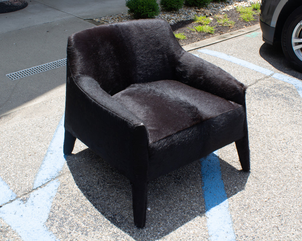 Verellen “Murphy” Black Hair on Hide Armchair
