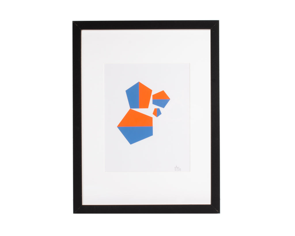 アート・デザイン・音楽 Anton Stankowski Anton Stankowski 1995 “Konstruktion and Intuition” Serigraph Print