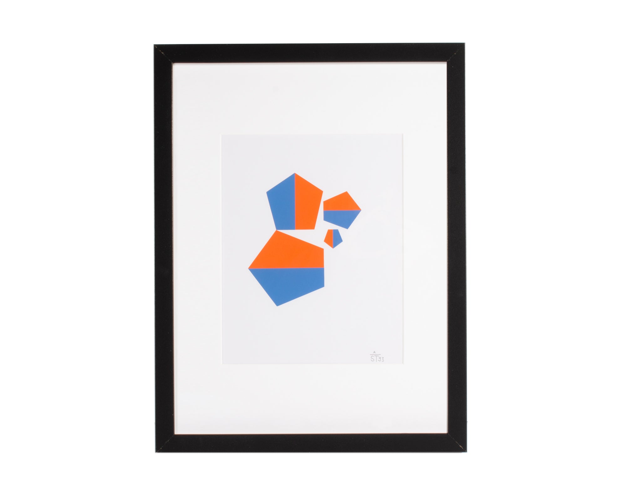Anton Stankowski 1995 “Konstruktion and Intuition” Serigraph Print