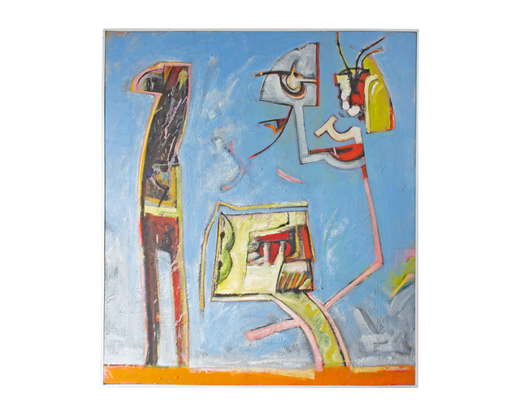 James L. Bruch Abstract Oil Painting on Canvas