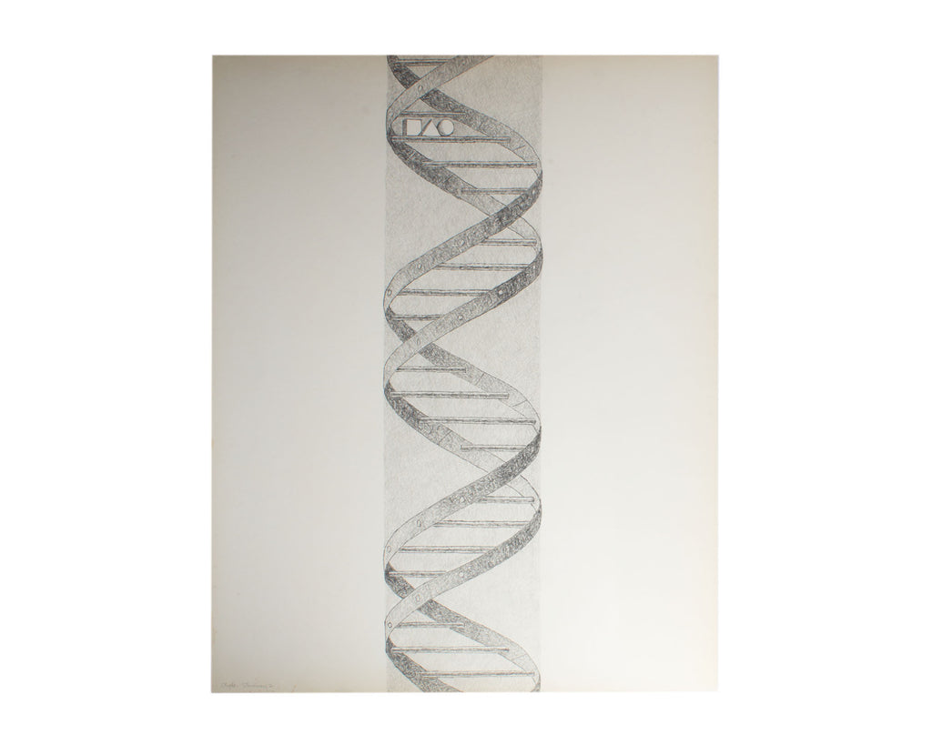 James Spencer Russell “Clyde Stairway 2” Graphite Drawing