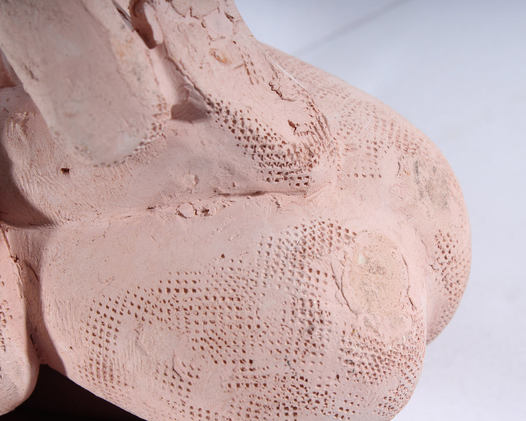 Antonuicci Voltigerio Volti Signed Clay Sculpture of a Nude Woman