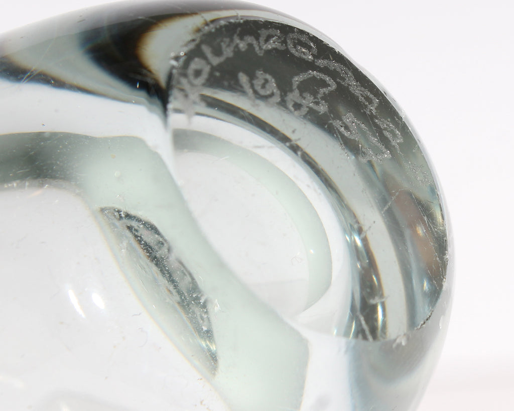 Per Lütken for Holmegaard Danish Heart-Shaped "Minuet" Glass Vases
